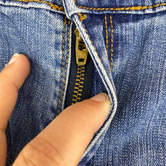 Levi's Denizen Women's Bootcut Jeans Sz 16 Stretch Medium Wash Mid Rise Zip Fly - Picture 3 of 6